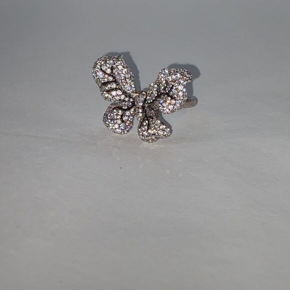 CZ Butterfly Ring - Picture 13 of 16